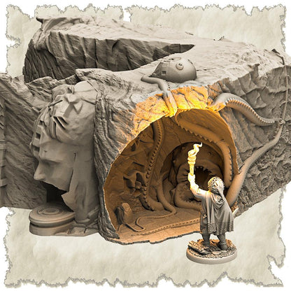 3D Printed SAWANT3D Dangerous Temple 28 32mm D&D