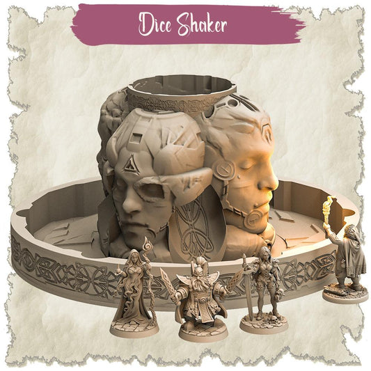 3D Printed SAWANT3D Dice Shaker 28 32mm D&D