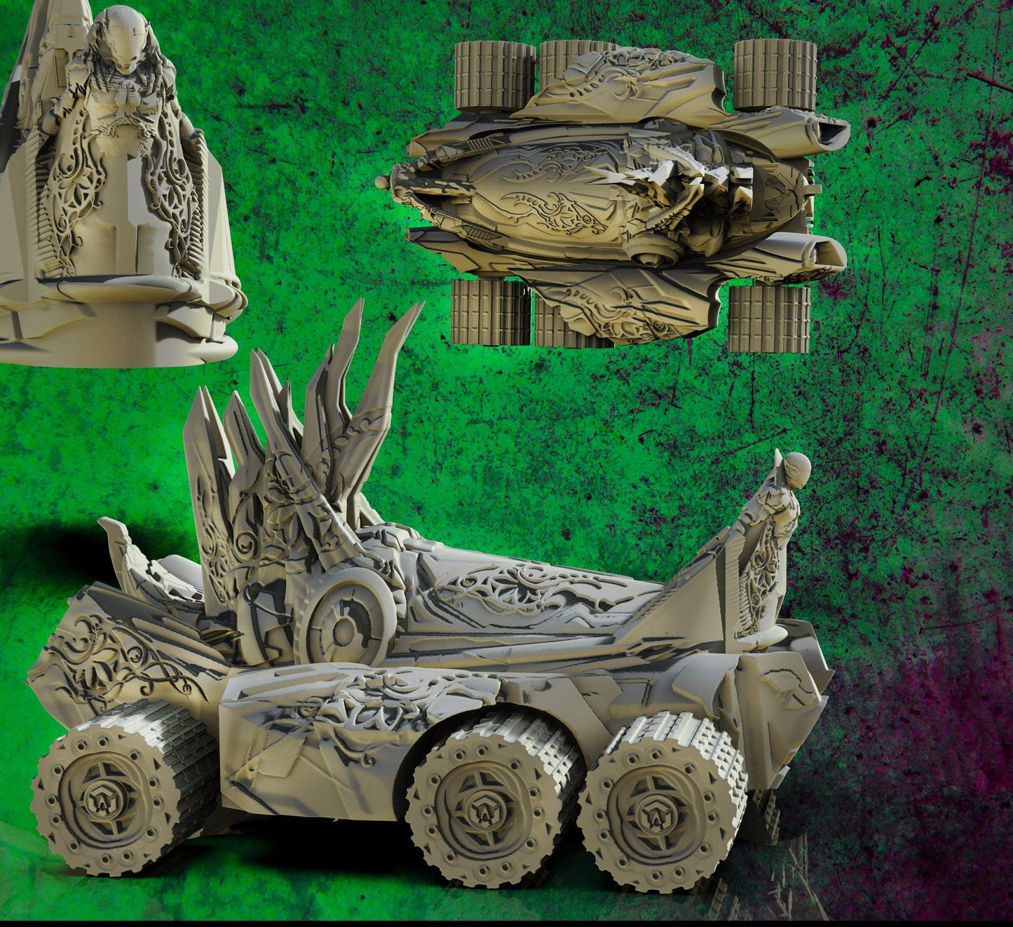 3D Printed SAWANT3D Elven Rover 28mm 32mm D&D
