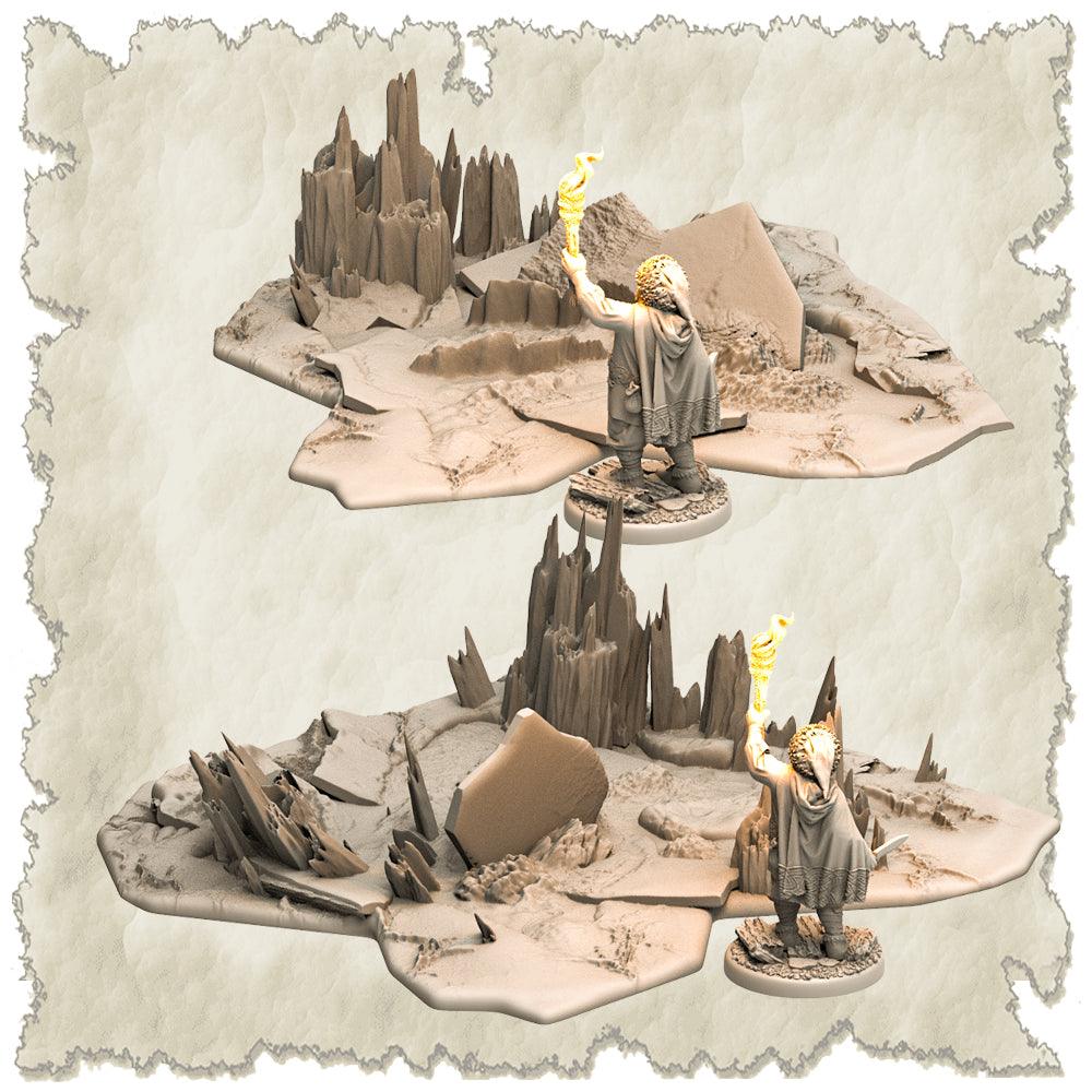 3D Printed SAWANT3D Frosty Land Set 28 32mm Ragnarok d&d