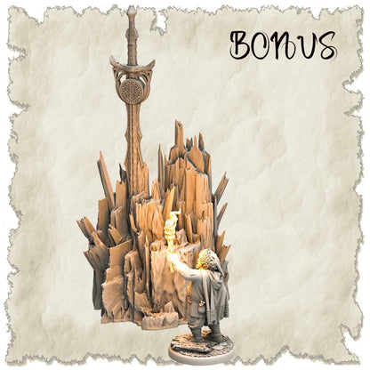 3D Printed SAWANT3D Frosty Land Set 28 32mm Ragnarok d&d