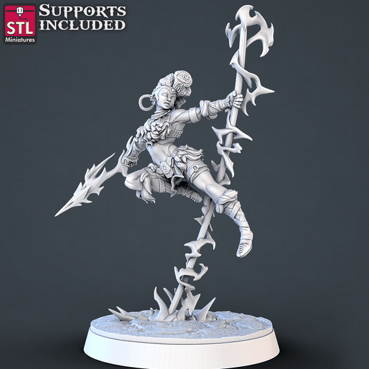 3D Printed STL Miniatures Acrobat DnD Tribute Set 28mm - 32mm War Gaming D&D