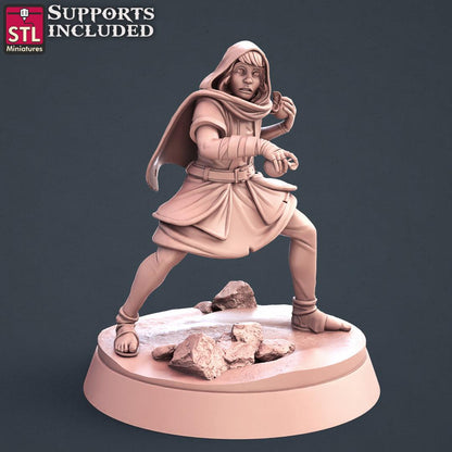 3D Printed STL Miniatures Apprentice Set  28mm - 32mm War Gaming D&D
