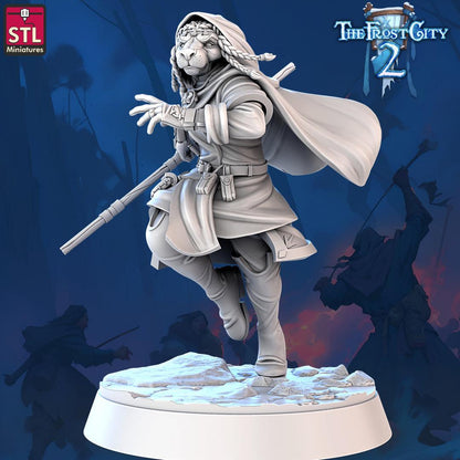 3D Printed STL Miniatures Apprentices The Frost City 2 28 - 32mm War Gaming D&D