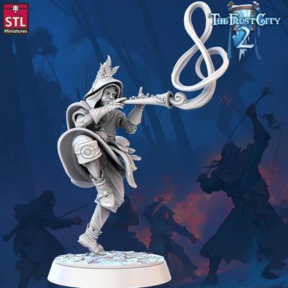 3D Printed STL Miniatures Apprentices The Frost City 2 28 - 32mm War Gaming D&D