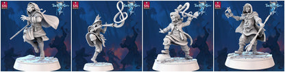 3D Printed STL Miniatures Apprentices The Frost City 2 28 - 32mm War Gaming D&D