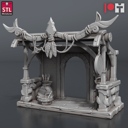 3D Printed STL Miniatures Arrows And Bow Maker Set 28 - 32mm War Gaming D&D