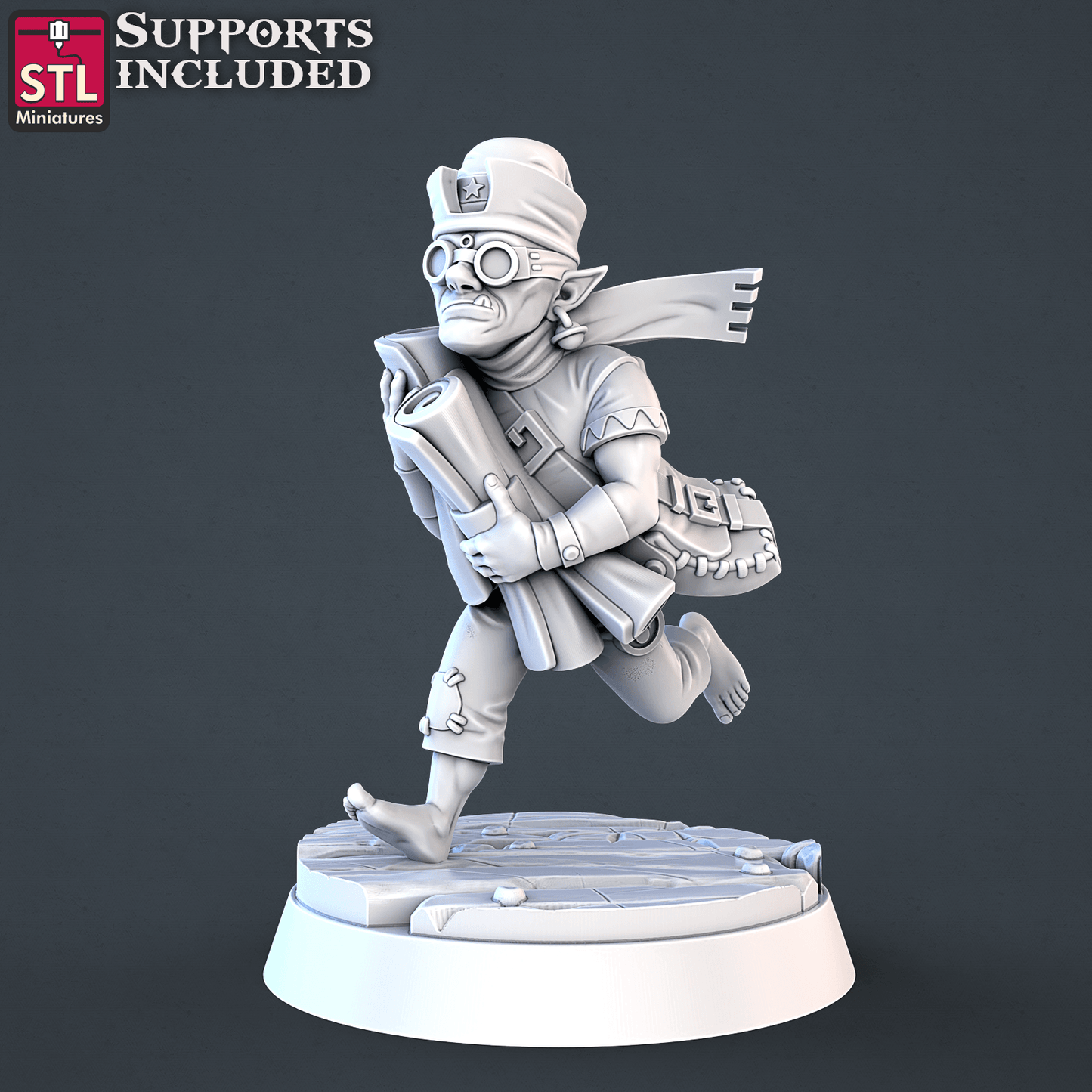 3D Printed STL Miniatures Astronomer Set 28mm - 32mm War Gaming D&D