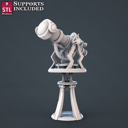 3D Printed STL Miniatures Astronomer Set 28mm - 32mm War Gaming D&D