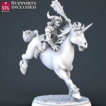 3D Printed STL Miniatures Barbarian DnD Tribute Set 28mm - 32mm War Gaming D&D