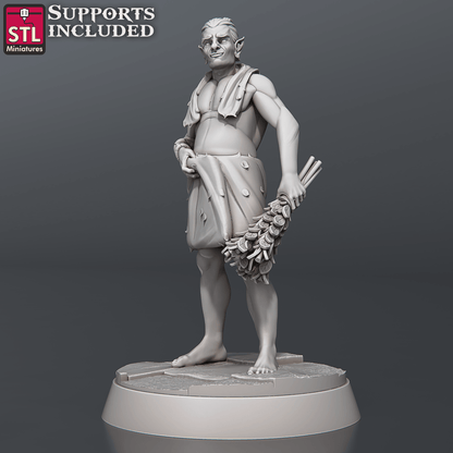 3D Printed STL Miniatures Bath House Set 28 - 32mm War Gaming D&D