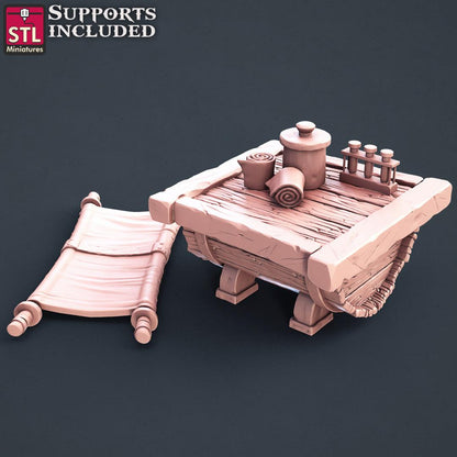 3D Printed STL Miniatures Battlefield Medic Set 28mm - 32mm War Gaming D&D