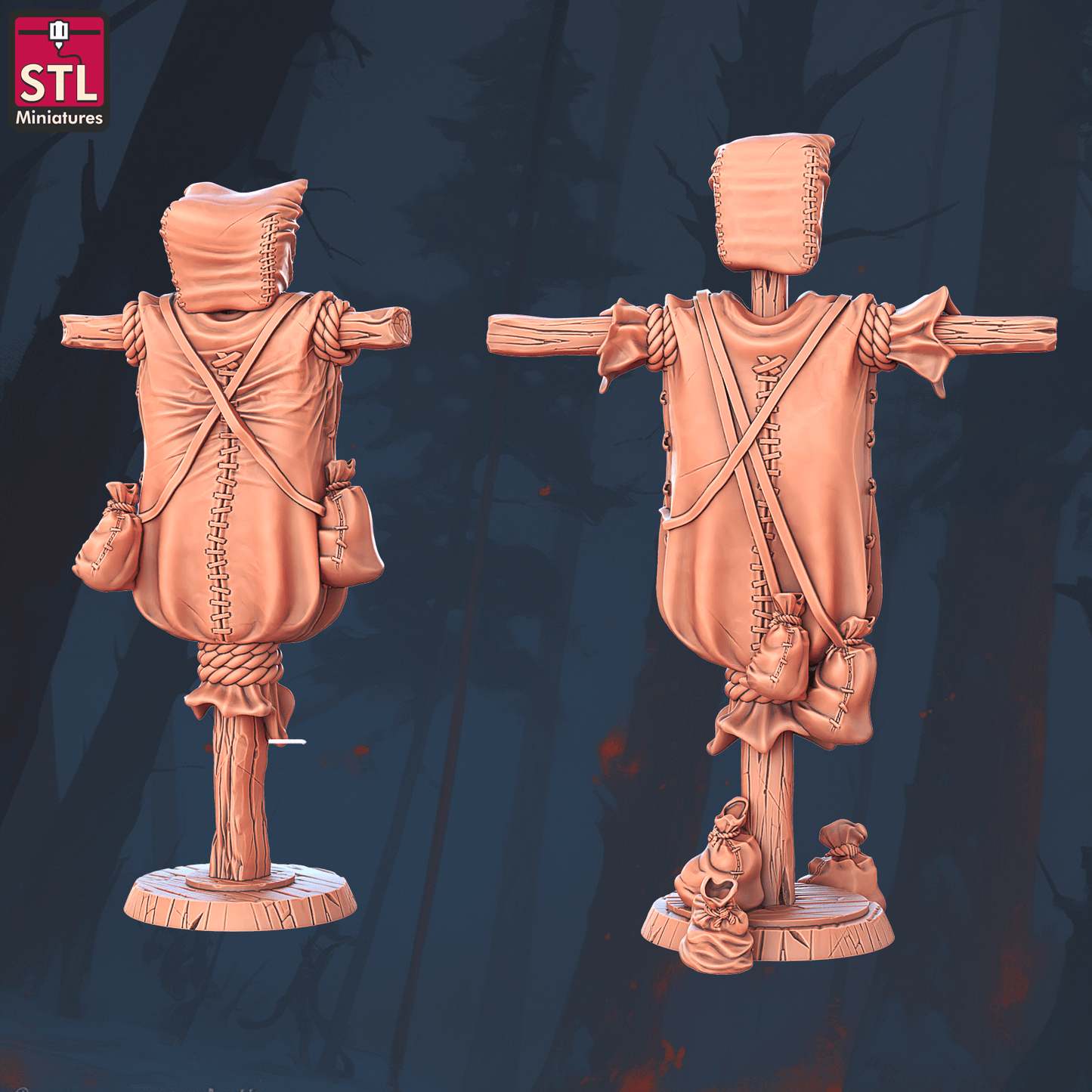 3D Printed STL Miniatures Beggars Guild Set 28 - 32mm War Gaming D&D