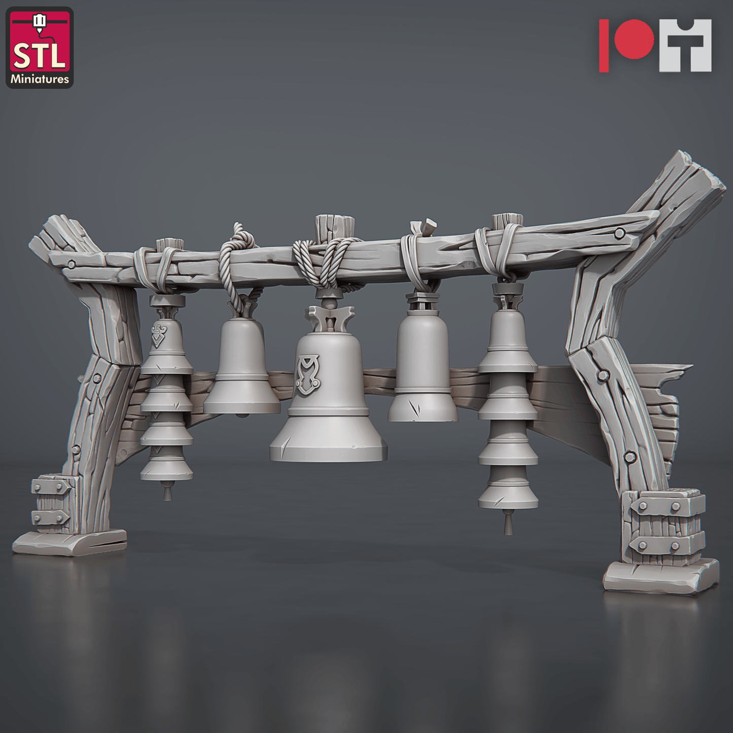 3D Printed STL Miniatures Bell Makers Set 28 - 32mm War Gaming D&D