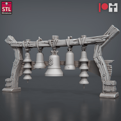 3D Printed STL Miniatures Bell Makers Set 28 - 32mm War Gaming D&D