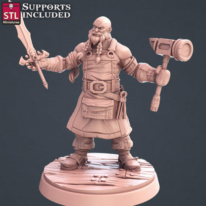 3D Printed STL Miniatures Blacksmith Weapon Store Set 28mm - 32mm War Gaming D&D