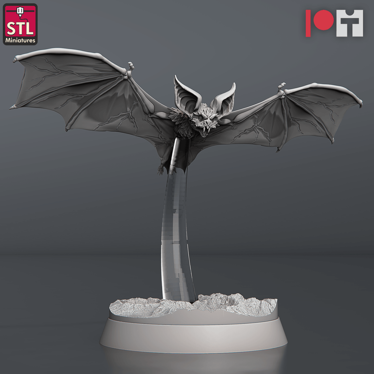 3D Printed STL Miniatures Blood Bats Set 28 - 32mm War Gaming D&D