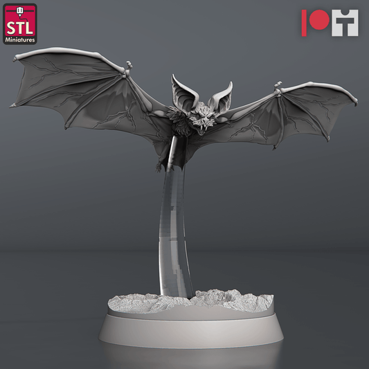 3D Printed STL Miniatures Blood Bats Set 28 - 32mm War Gaming D&D