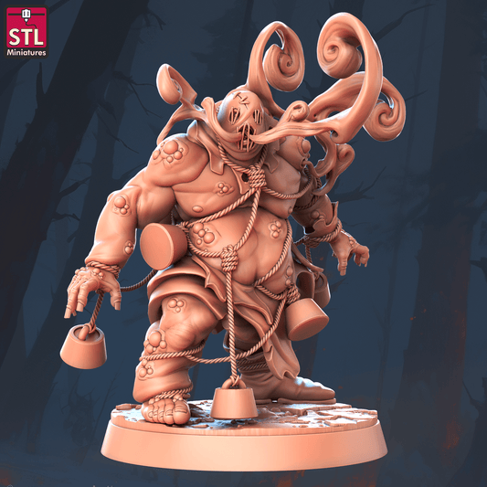 3D Printed STL Miniatures Bogman 28 - 32mm War Gaming D&D