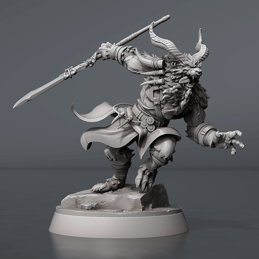 3D Printed STL Miniatures Borock 28 - 32mm War Gaming D&D