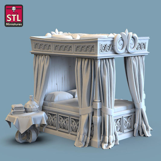 3D Printed STL Miniatures Boss Chamber 28 - 32mm War Gaming D&D