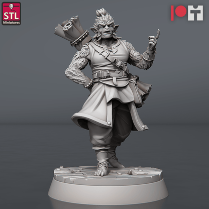 3D Printed STL Miniatures Bugbear Fabric Seller Set 28 - 32mm War Gaming D&D