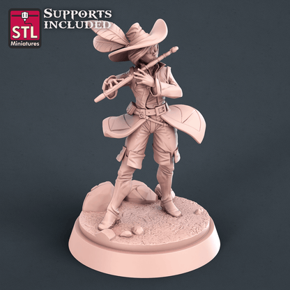 3D Printed STL Miniatures Carnival Set 28mm - 32mm War Gaming D&D