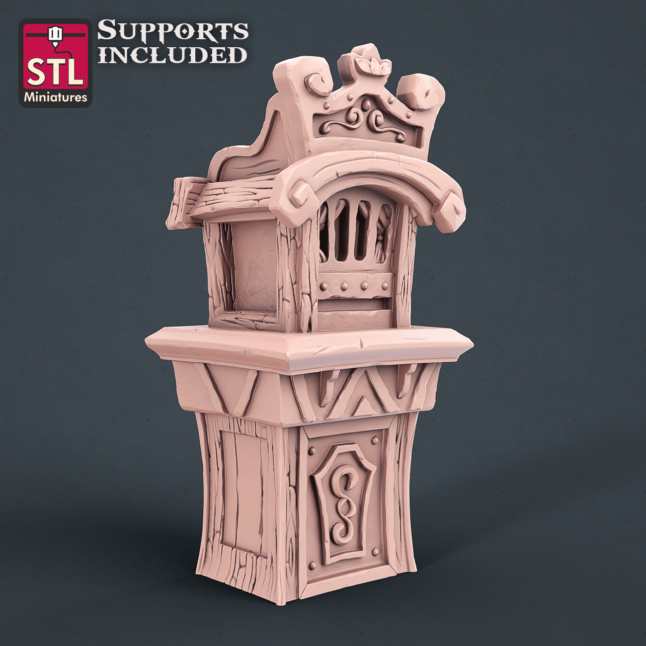 3D Printed STL Miniatures Carnival Set 28mm - 32mm War Gaming D&D