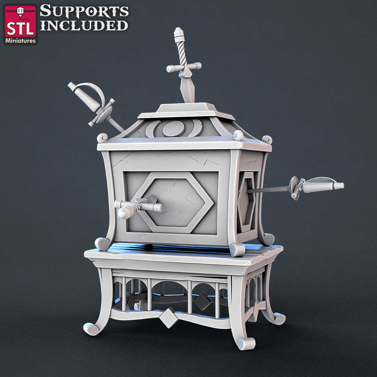 3D Printed STL Miniatures Carnival Vol 2 Set | 28 - 32mm War Gaming D&D
