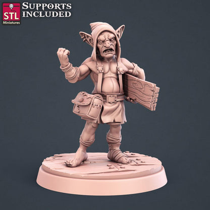 3D Printed STL Miniatures Carpenter Set 28mm - 32mm War Gaming D&D