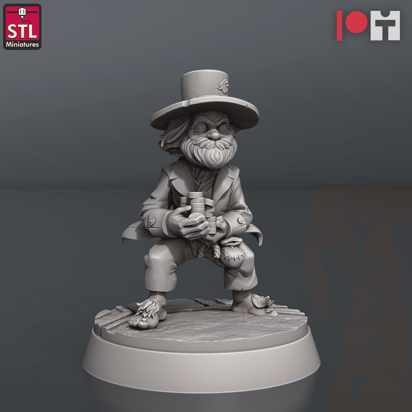 3D Printed STL Miniatures Casino 28 - 32mm War Gaming D&D