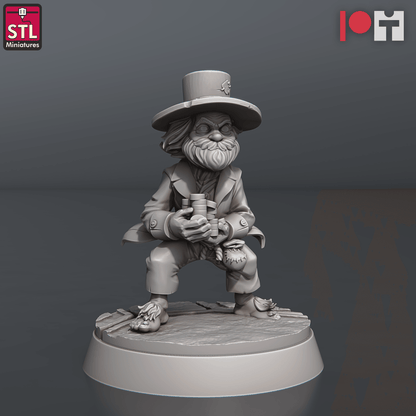 3D Printed STL Miniatures Casino 28 - 32mm War Gaming D&D