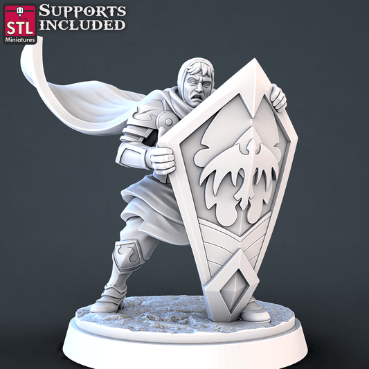 3D Printed STL Miniatures Cavallier DnD Tribute Set 28mm - 32mm War Gaming D&D