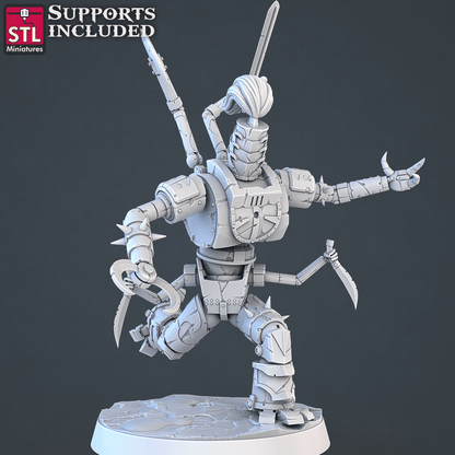 3D Printed STL Miniatures Constructor Set | 28 - 32mm War Gaming D&D