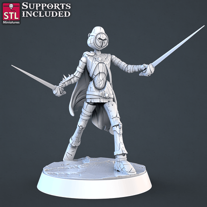 3D Printed STL Miniatures Constructor Set | 28 - 32mm War Gaming D&D