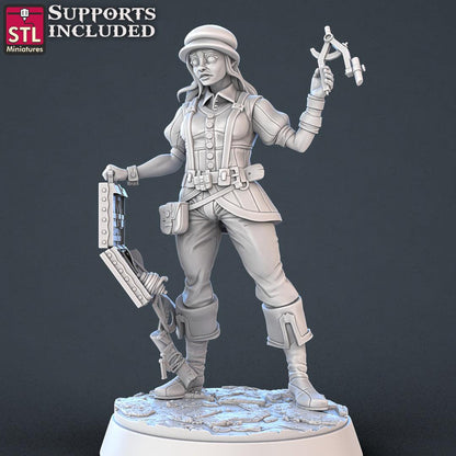 3D Printed STL Miniatures Constructors Set 28 - 32mm War Gaming D&D