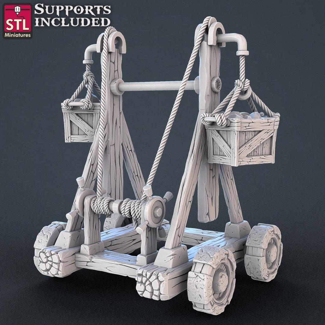 3D Printed STL Miniatures Constructors Set 28 - 32mm War Gaming D&D