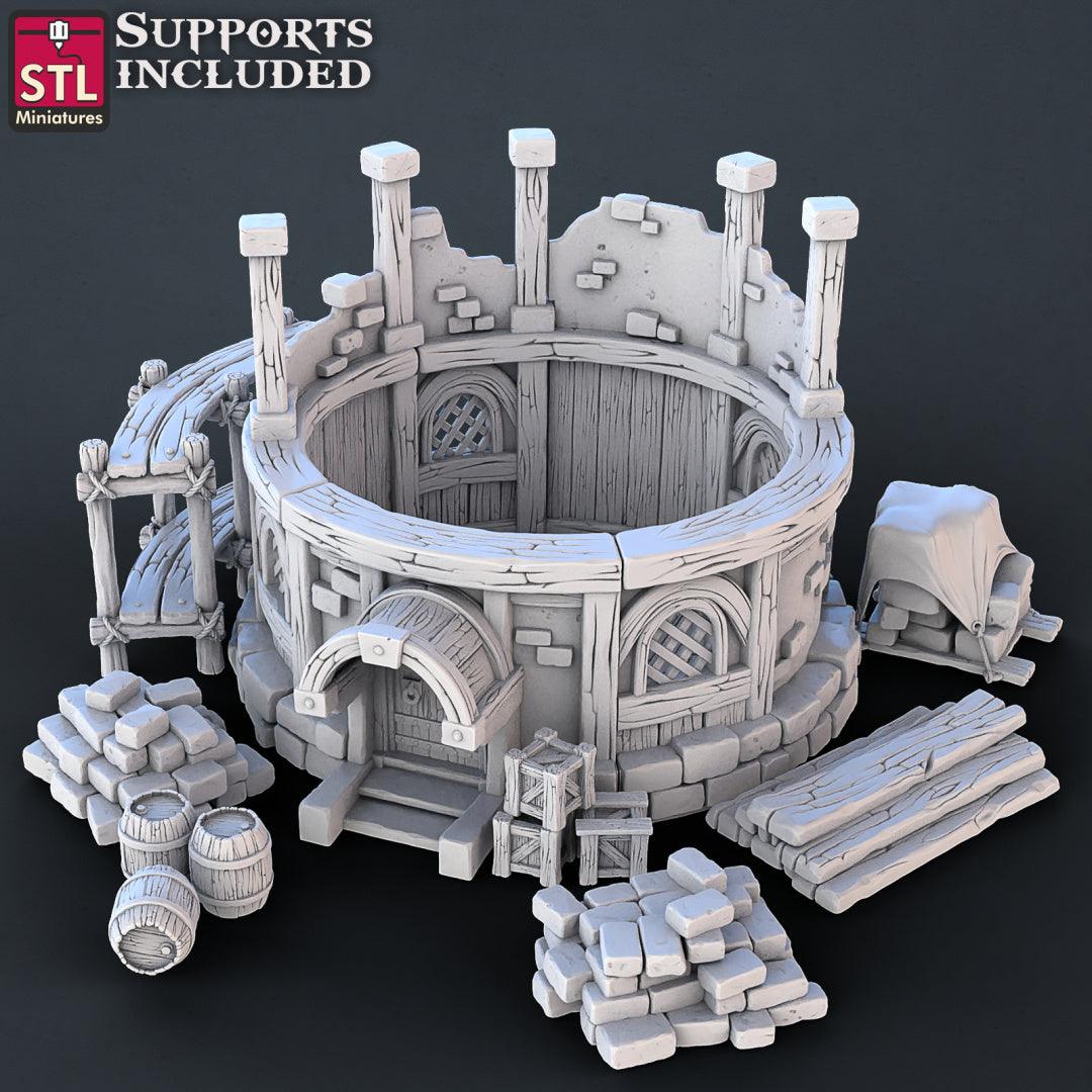 3D Printed STL Miniatures Constructors Set 28 - 32mm War Gaming D&D