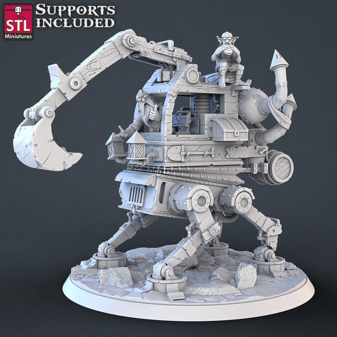 3D Printed STL Miniatures Constructors Set 28 - 32mm War Gaming D&D