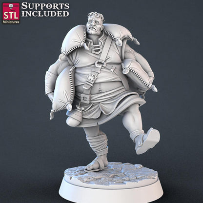 3D Printed STL Miniatures Constructors Set 28 - 32mm War Gaming D&D