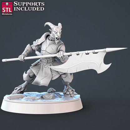3D Printed STL Miniatures Demons Set | 28 - 32mm War Gaming D&D