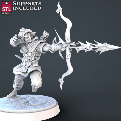 3D Printed STL Miniatures DnD Tribute Set 28mm - 32mm War Gaming D&D