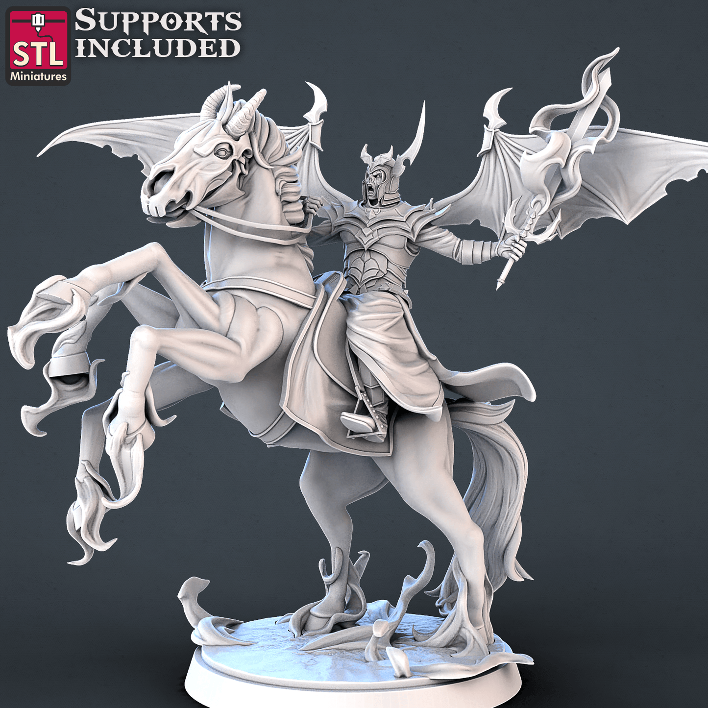 3D Printed STL Miniatures DnD Tribute Set 28mm - 32mm War Gaming D&D