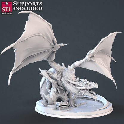 3D Printed STL Miniatures Dragon Hunters Set | 28 - 32mm War Gaming D&D