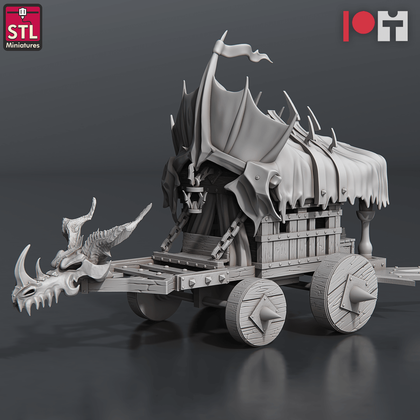 3D Printed STL Miniatures Dragonborn Blacksmith Set 28 - 32mm War Gaming D&D