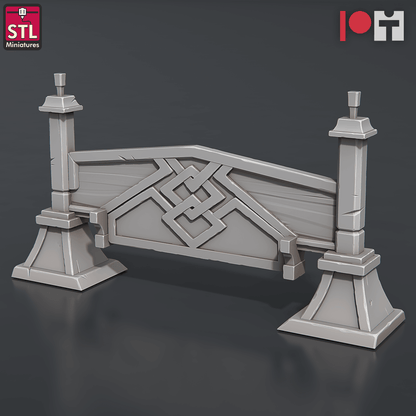 3D Printed STL Miniatures Dwarven Camp Set 28 - 32mm War Gaming D&D