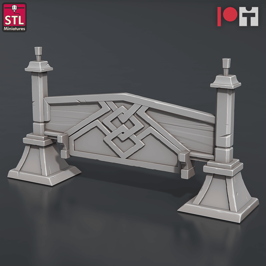 3D Printed STL Miniatures Dwarven Camp Set 28 - 32mm War Gaming D&D
