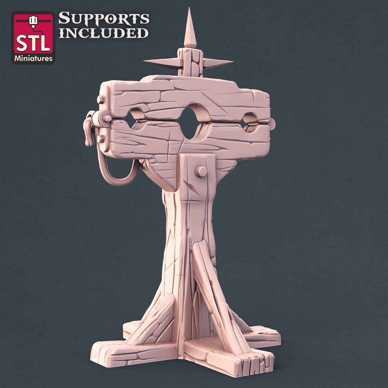 3D Printed STL Miniatures Executioner Set 28mm - 32mm War Gaming D&D