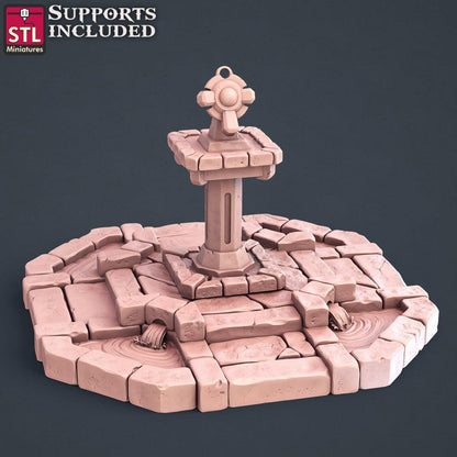 3D Printed STL Miniatures Explorers Set Fantasy NPC 2 | 28 - 32mm War Gaming D&D