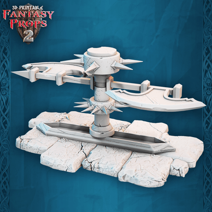 3D Printed STL Miniatures Fantasy Props 2 Dungeons Set 28 - 32mm War Gaming D&D